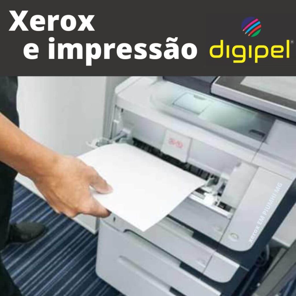 Xerox impressão e cópia em Piumhi é na Digipel papelaria e gráfica